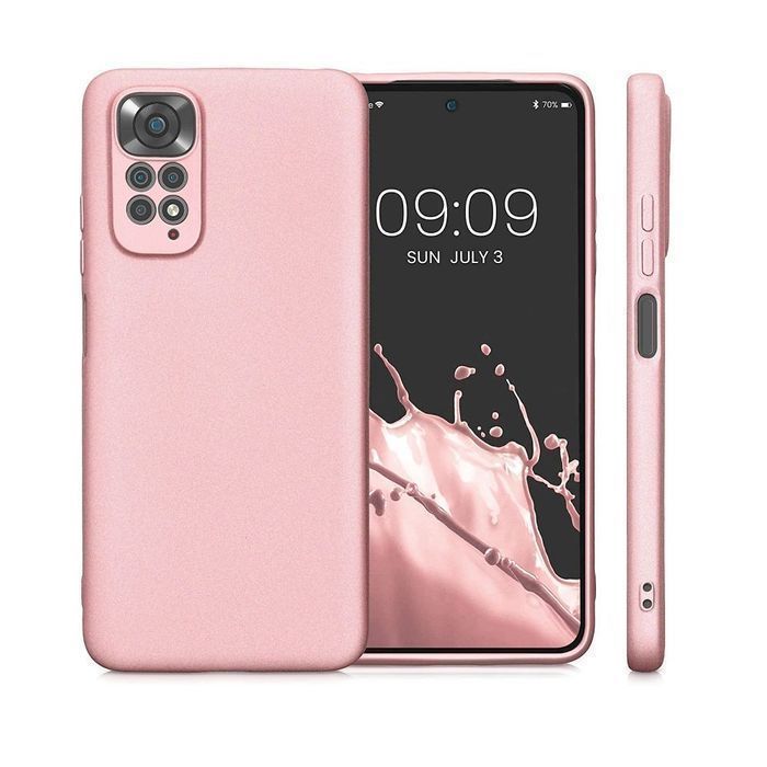 Futerał METALLIC do XIAOMI Redmi NOTE 14 PRO 4G różowy