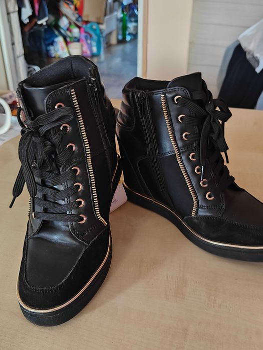 Botki sneakersy buty półbuty jesień zima damskie młodzieżowe r40 jak nowe
