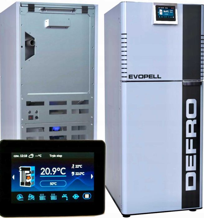 Kocioł piec na pellet Defro Evo Montaż/Audyt/Dotacja/Serwis