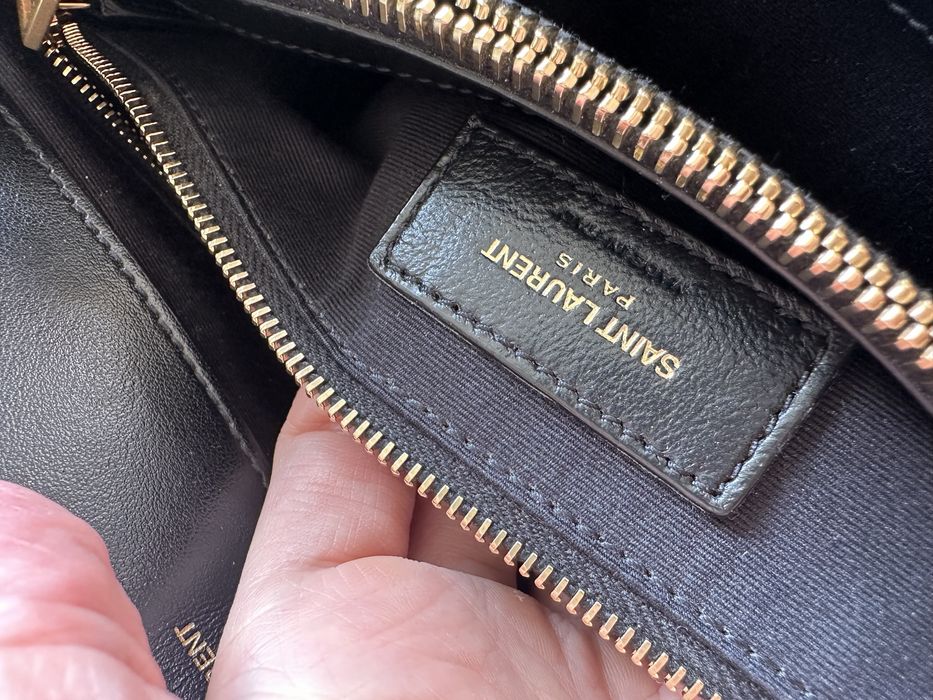 Torebka YSL, Loulou medium, lambskin, czarna, oryginal