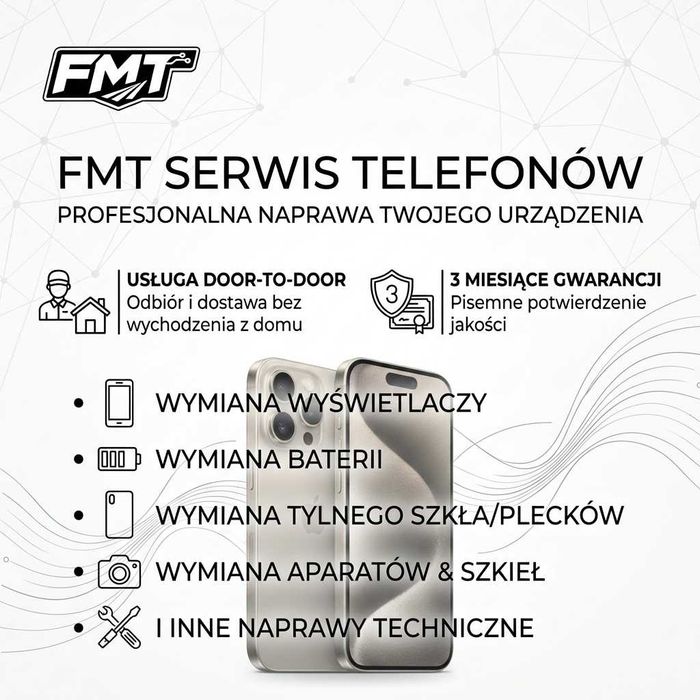 Serwis iPhone – Wyświetlacze, Baterie, Tylne Szkło | Door-to-Door