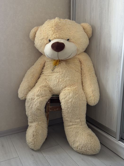 Великий плюшевий ведмідь 130 см | мʼяка іграшка | великий ведмедик
