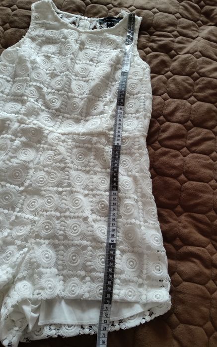 Літній білий комбінезон шорти розмір S