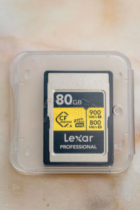 Cartão Lexar Professional CFexpress Tipo A Série GOLD 80Gb, 900Mb/s!