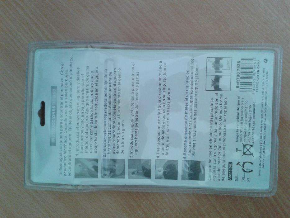 Kit Profissional de Reparação de Furos em Pneus