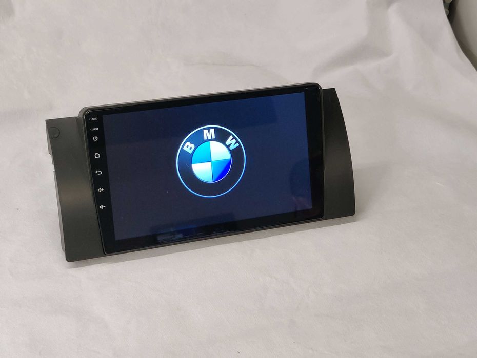 Rádio BMW E39 Android 13 WiFi GPS Novo com Garantia Ecrã 9 Polegadas