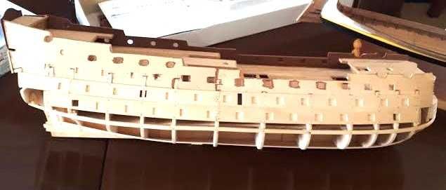 Modelismo Nau Nossa Senhora da Conceição, madeira, Altaya