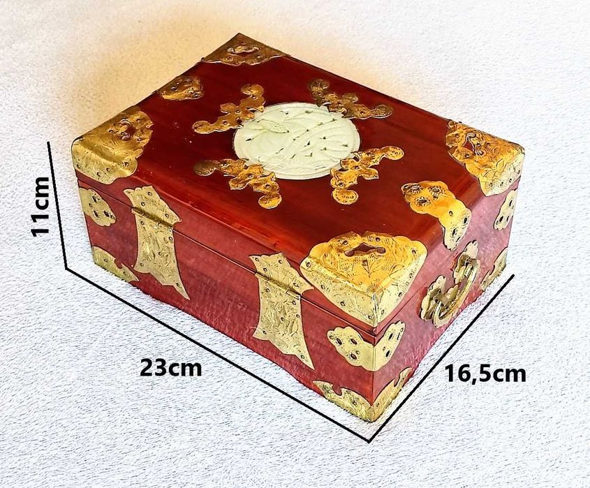 Caixa guarda joias oriental séc. XX