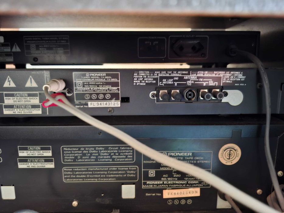 Aparelhagem Vintage - Pioneer/Denon/Yamaha