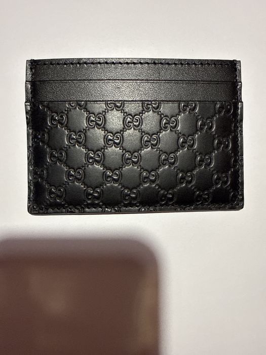 Gucci etui na karty Microguccissima Black