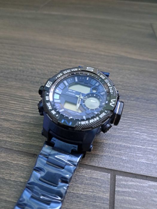 Zegarek męski, sportowy, niebieski - PERFECT A8012