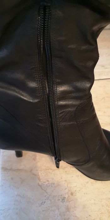 Buty zimowe skórzane r. 41