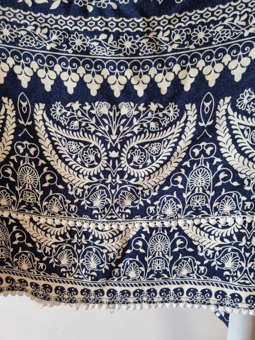 Blusa  top Tiffosi azul