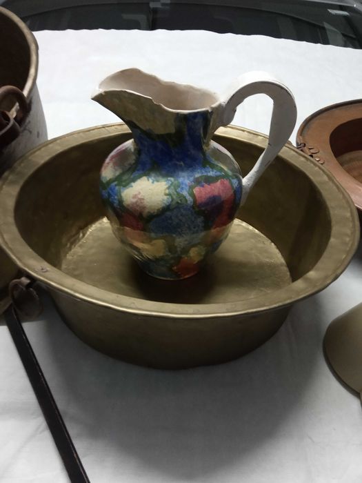 Peças em cobre antigo