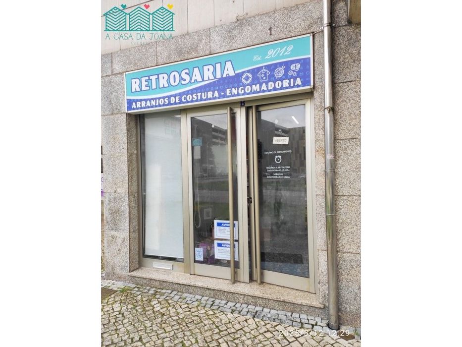 Trespasse de Retrosaria em Aveiro