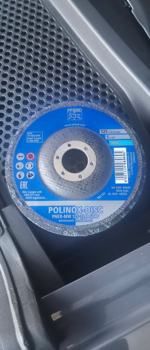 Ściernica tarczowa POLINOX Pner- MW 125 SIC F