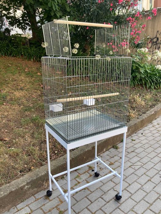 NOVO - Gaiola ZINCADA 60cm Rectangular para CATURRA Domesticada