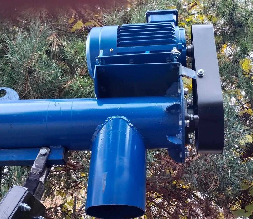 Шнек Ø159*6м*380В, підборщик зерна, шнековый навантажувач, протруювач
