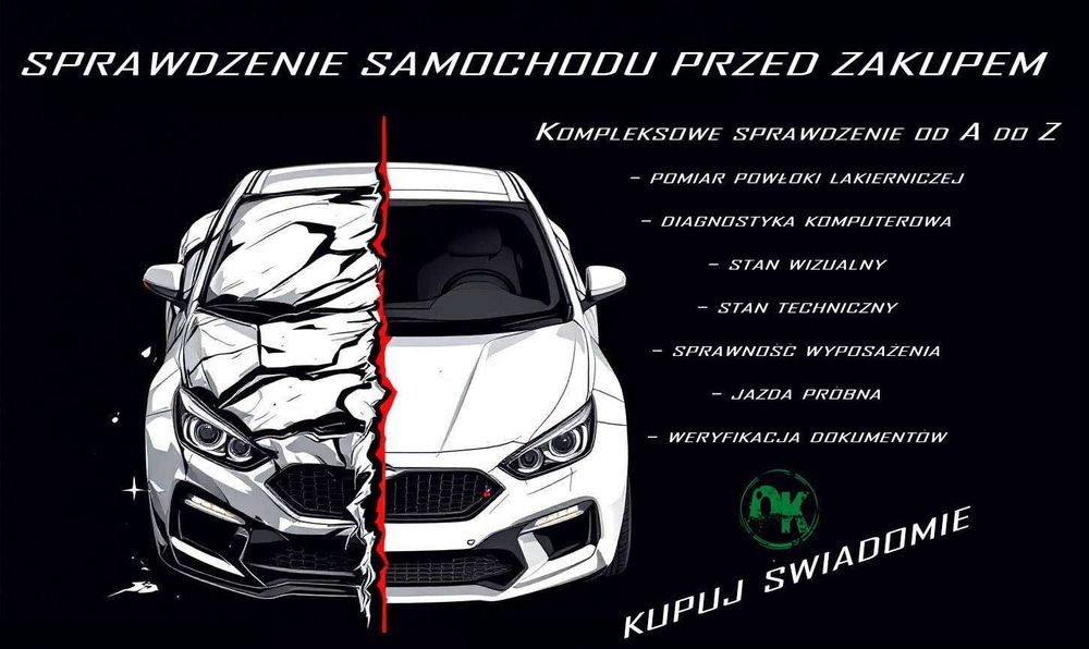 Sprawdzenie pomoc przed zakupem samochodu/diagnostyka/miernik lakieru