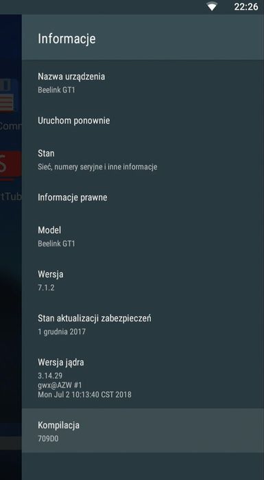 Android Box Beelink GT1 Ultimate + pilot + zasilacz