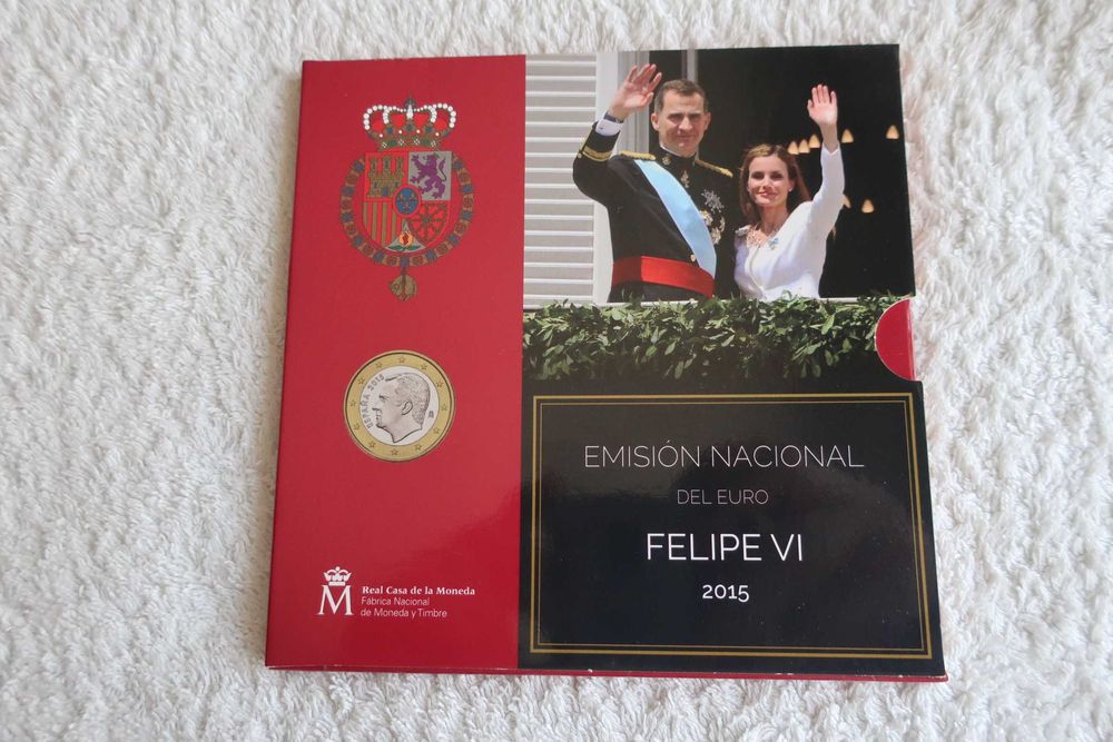 Carteira Moedas EURO Coins - ESPANHA (Vários Anos)