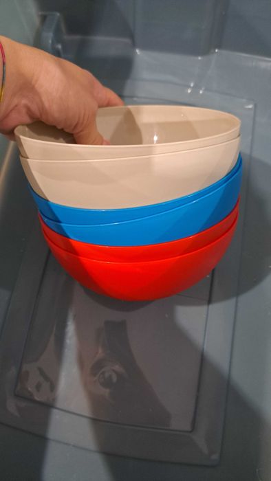 Louças plastico várias cores