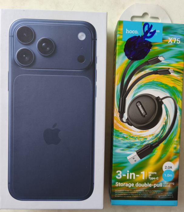 Продам iphone 17 pro max Blue 1Tb Android