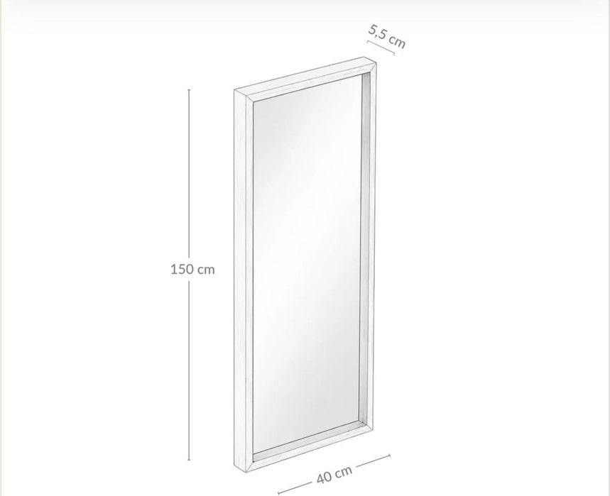 Lustro wiszące 150cm