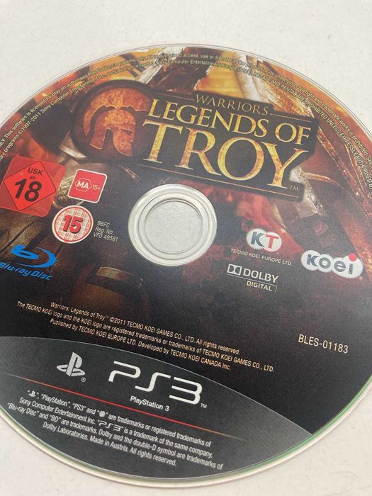 PS3 - Warrior: Legends of Troy (só CD)