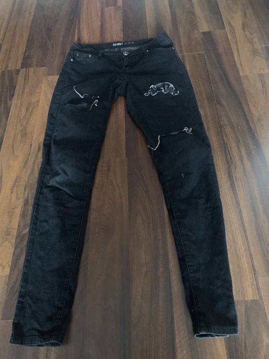 Jeansy czarne primark