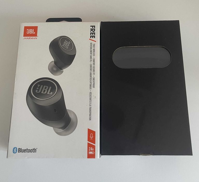 JBL Free X Truly Wireless - Como Novos (Caixa Original + Extras Selados)