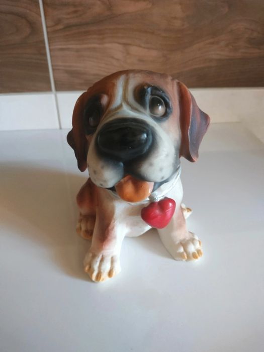 Ceramiczna skarbonka w kształcie Psa