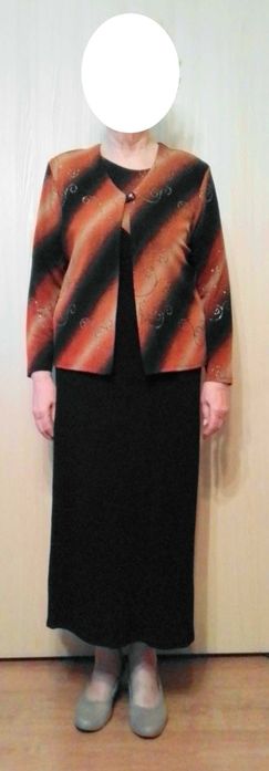 komplet damski sukienka i bolerko żakiet rozm. 42
