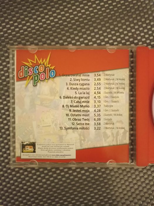 AKCENT oczarowałaś mnie płyta CD disco polo