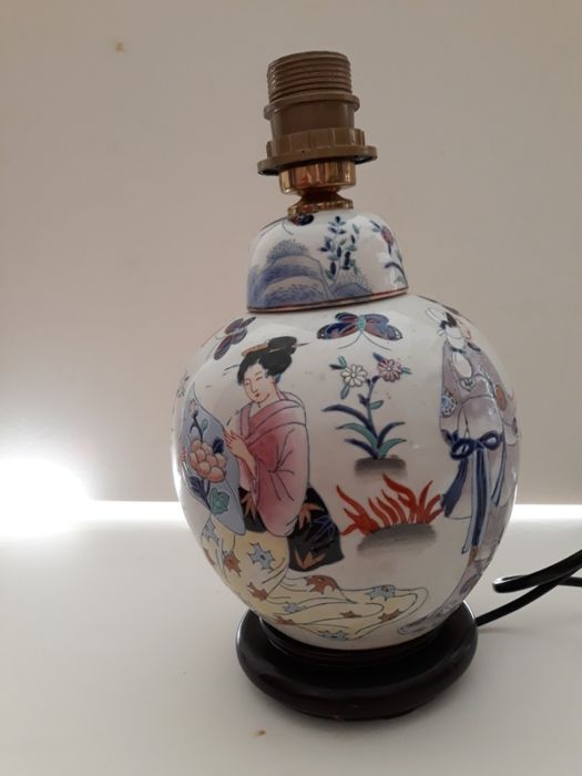Candeeiro de Porcelana - Pintura Chinesa