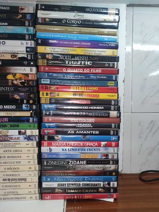 LIQUIDAÇÃO - Lote de 120 dvd´s