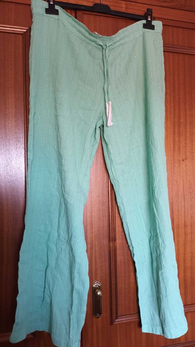 Pantalonas verde-menta