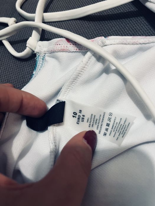 Damski stroj kapielowy w kwiaty bikini rozm M