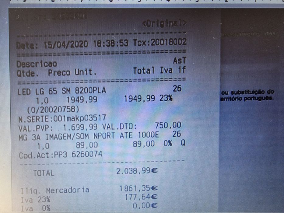 Lg WebOS SM8200 PLA - NanoCell TV de 65'' Quad-Core Smart TV ThinQ com64740893735939123