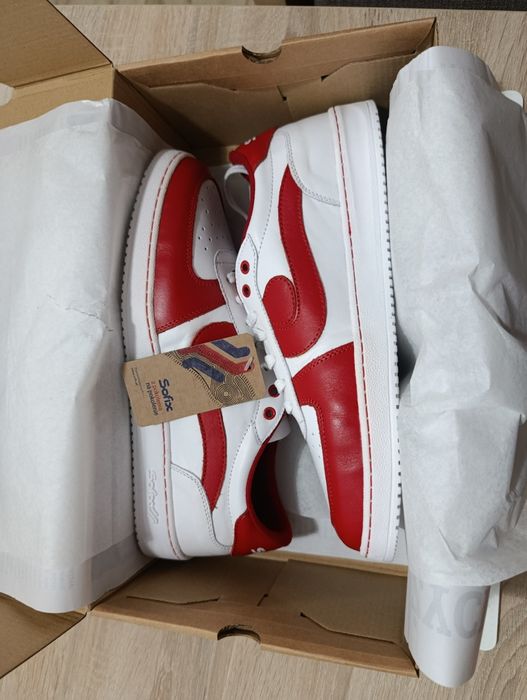 Buty Sofix Tyskie biało-czerowne 42/44