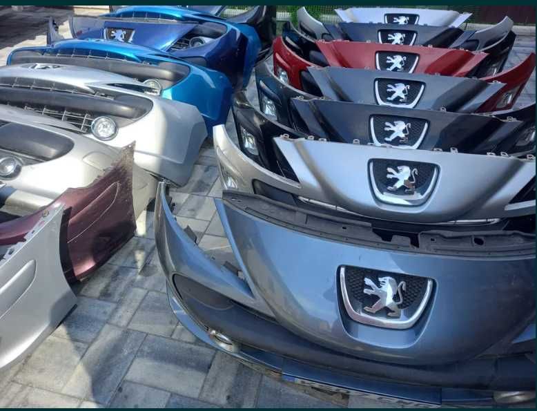 ШВИДКО І НАДІЙНО! Бампер Peugeot 2015-2024, Бампер передній Пежо