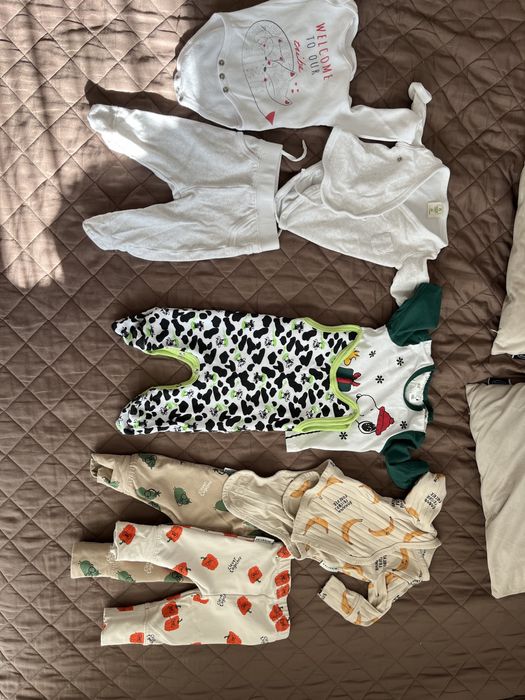 Wyprawka chłopiec 50/56 kappahl/newbie/carters/gerber/kongesslojd/zara