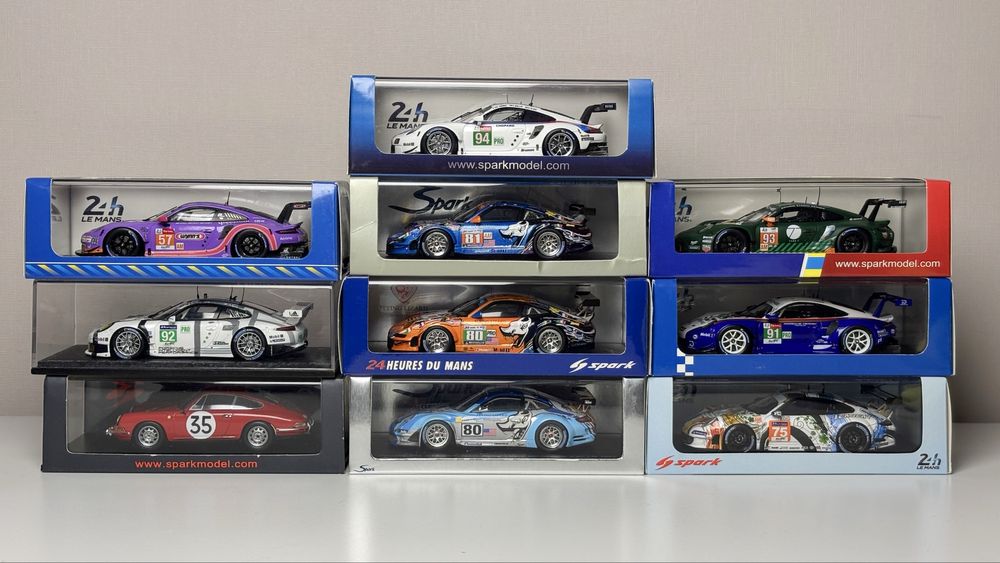 1/43 Porsche 911 997 991 GT3 RS RSR Le Mans Spark