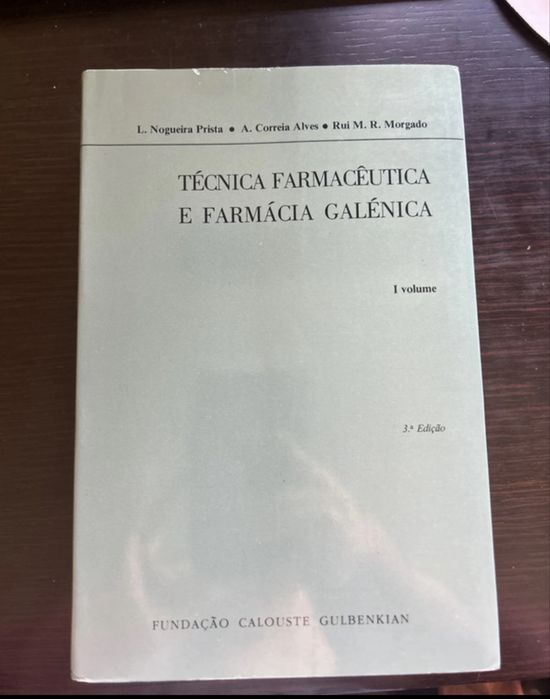 Livro “TÉCNICA FARMACÊUTICA E FARMÁCIA GALENICA”