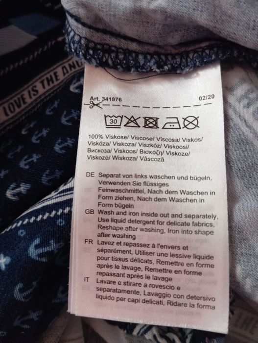 Koszula z morskim motywem