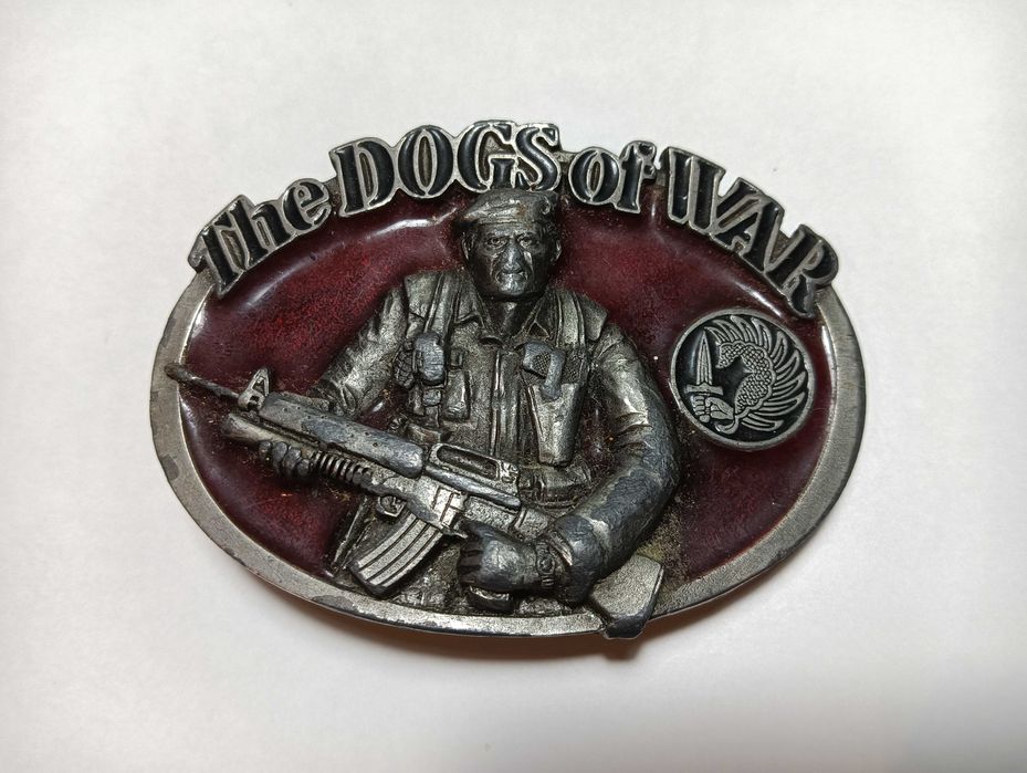 klamra pasa Tanside Dragon Designs DD126 "The Dogs of War" USA