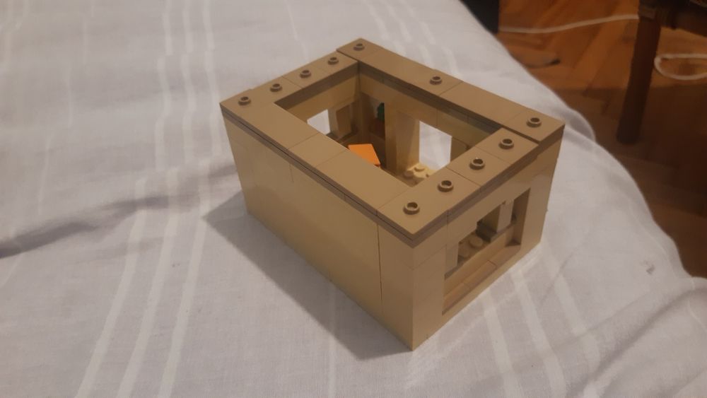 Lego minecraft pustyni domek z villagerem