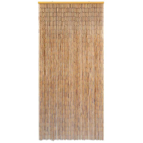 vidaXL Bambusowa kurtyna na drzwi 90x200 cm