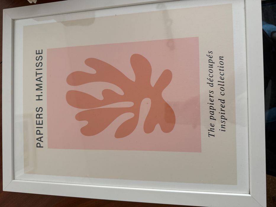 Matisse Cutout Pink Orange Poster Wall Art Art Print