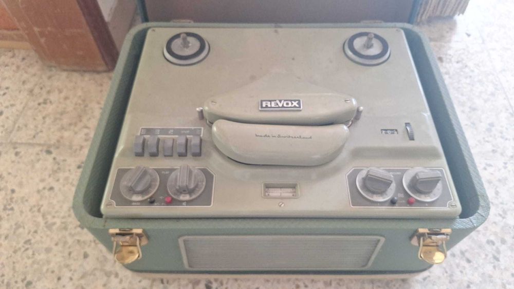 Gravador de Bobines a Válvulas Revox F36 Stereo (1962) - Willi Studer Suíça